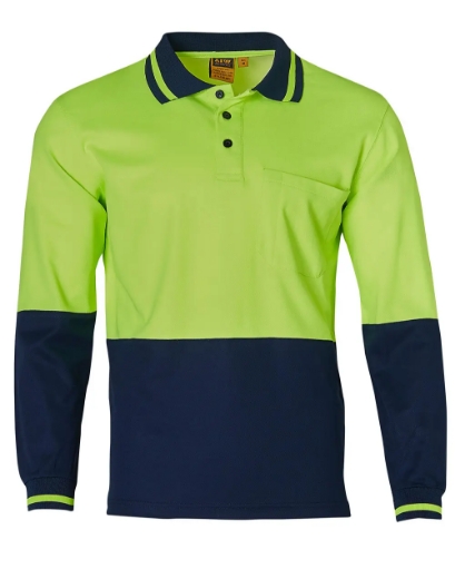 Picture of Winning Spirit, TrueDry L/S Safety Polo